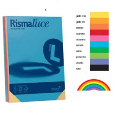 CARTA RISMALUCE 200GR A3 ASSORTITO (8 colori), conf. da 125 fogli